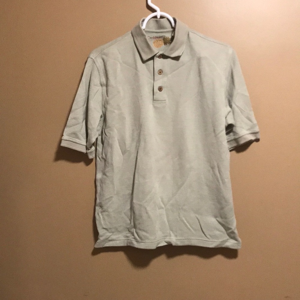 Men's Caribbean Polo Shirt  Sz S Short Sleeve